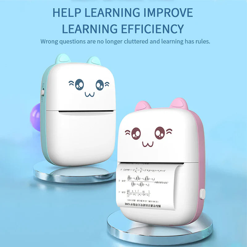 Pocket Inkless Mini Printer - Thermal Portable Bluetooth Wireless Mini Printer